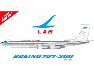 Lab Bolivia B707 CP-1698 1:200 Scale El Aviador/Inflight  EAV1698