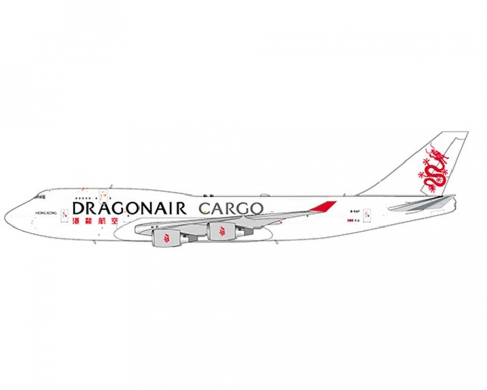 Dragonair Cargo B747-400BCF B-KAF 1:400 Scale JC Wings