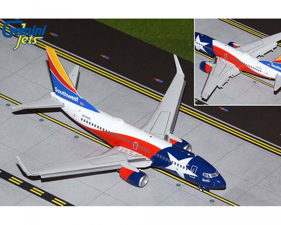 www.JetCollector.com: Southwest B737-700 Lone Star One, Flaps