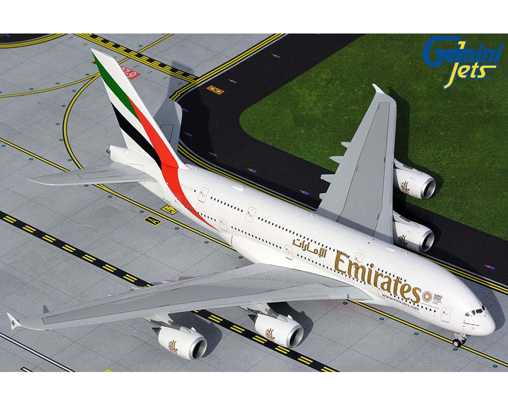 www.JetCollector.com: Emirates w/ small Expo logo Airbus A380 A6