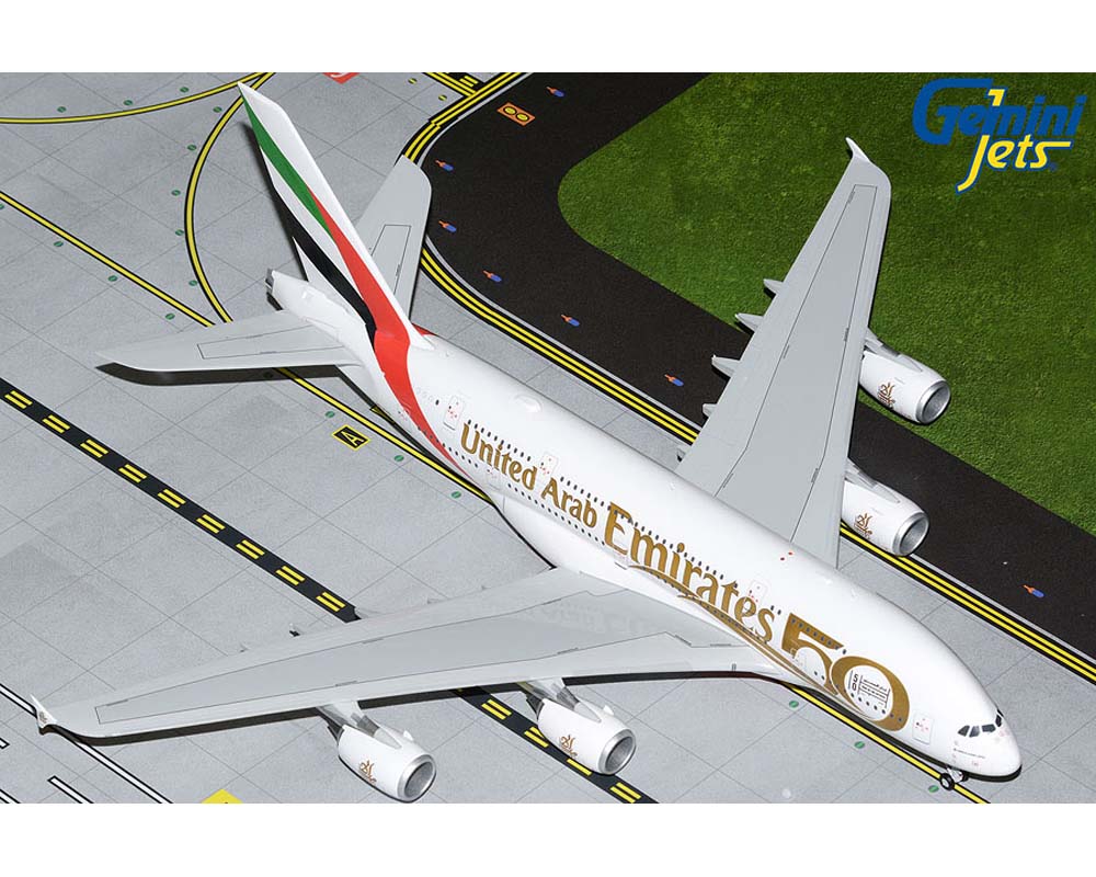 www.JetCollector.com: Emirates A380 UAE 50th Anniversary Livery A6