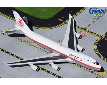 Cargolux B747-400ERF Retro livery LX-NCL 1:400 GeminiJets GJCLX1947