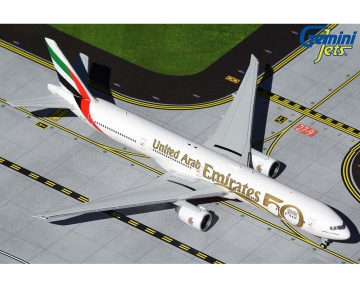 Emirates B777-300ER UAE 50th Livery A6-EGE 1:400 GeminiJets GJUAE2050