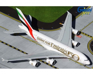 Emirates A380 UAE 50th Livery A6-EVG 1:400 GeminiJets GJUAE2051