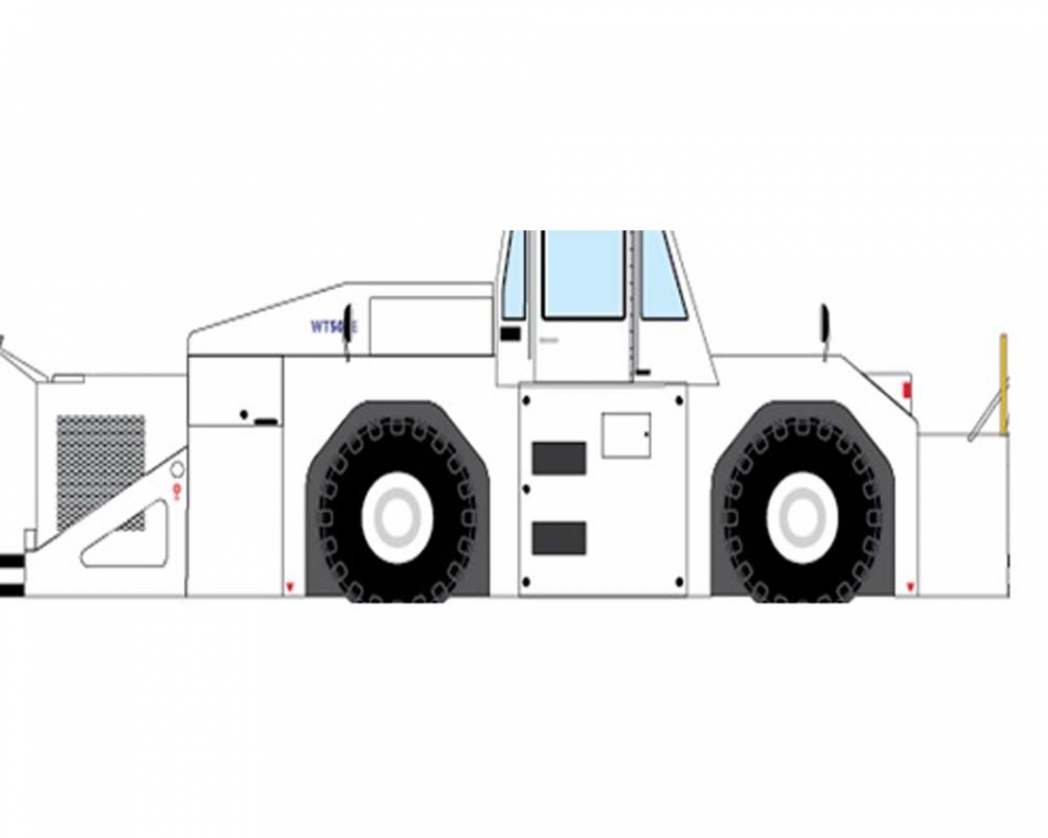 Blank WT500E Towing Tractor 1:200 Scale JC Wings GSE2WT500E01