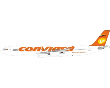 Conviasa A340-300 w/stand YV3507 1:200 Scale Inflight IF343VO0522