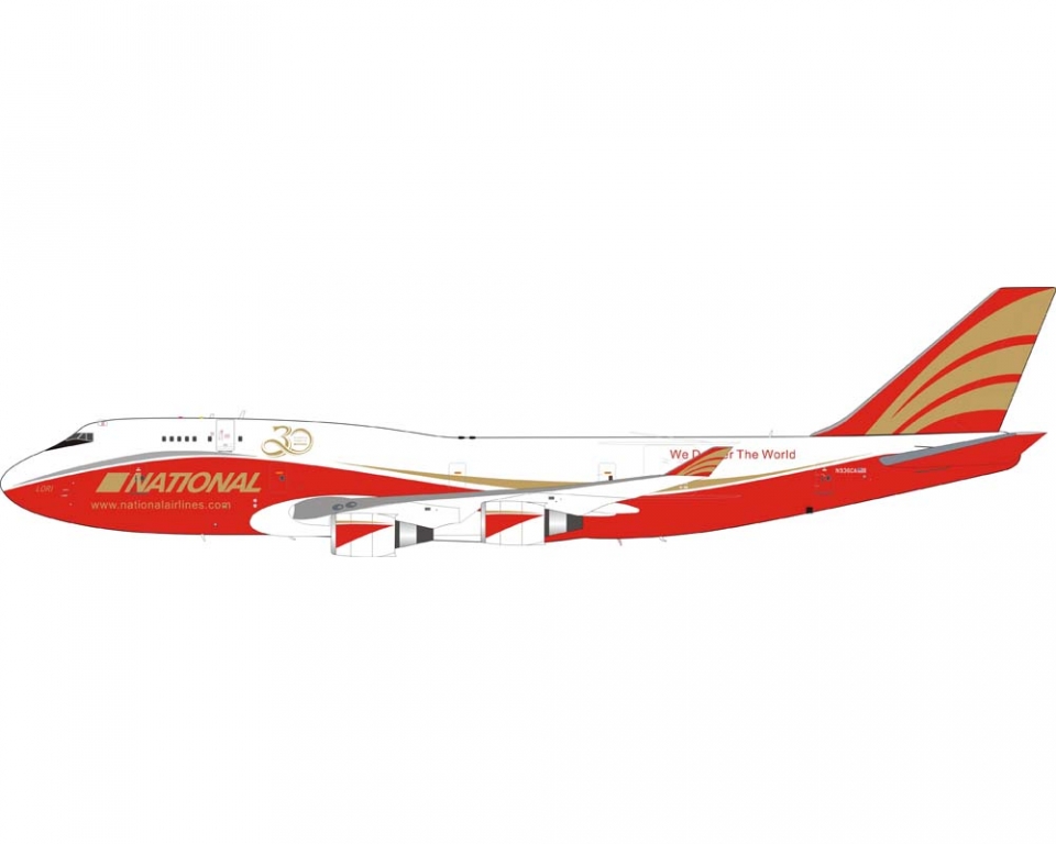 www.JetCollector.com: National Airlines B747-400(BCF) 30th