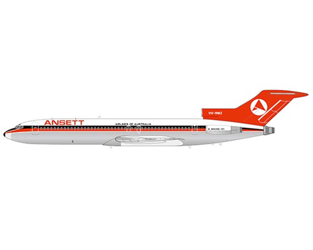 www.JetCollector.com: Ansett Australia B727-200 VH-RMZ 1:200 Scale