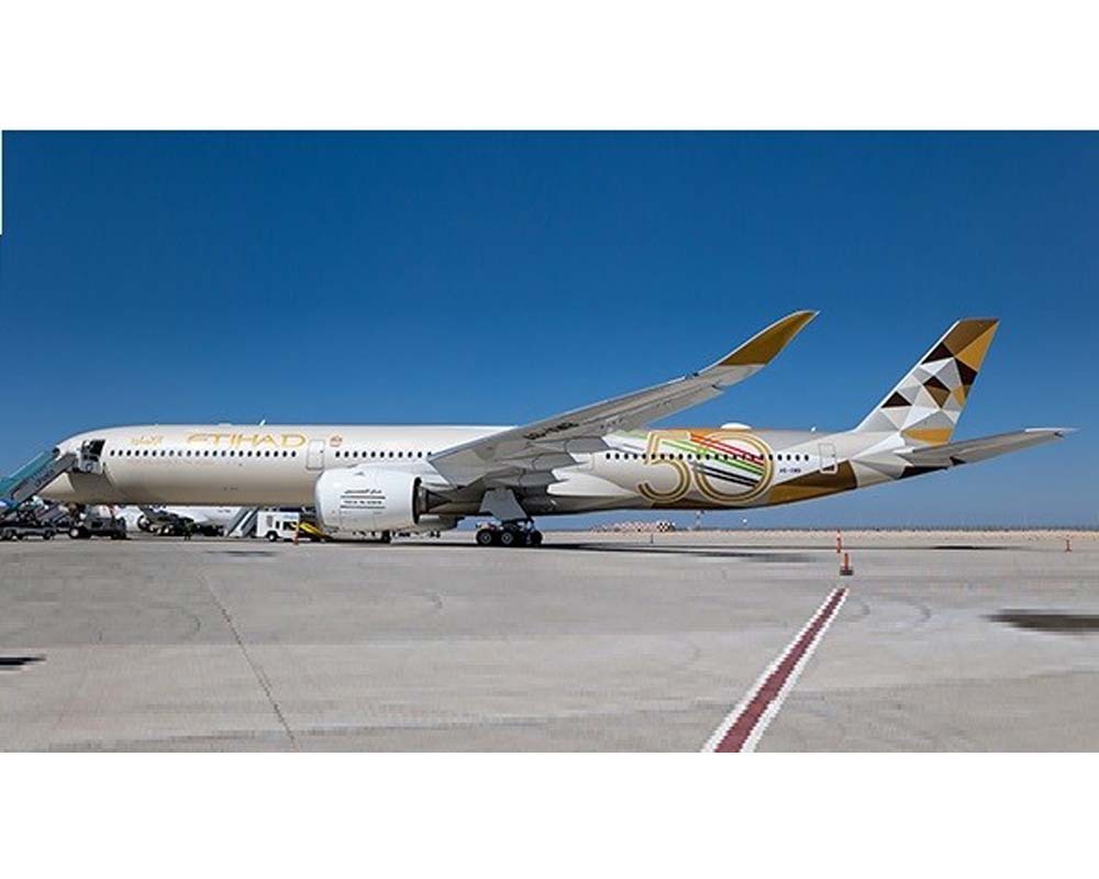 Etihad A350-1000 Year of the 50th A6-XWB 1:400 Scale JC Wings JC4ETD496