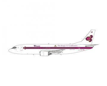 Thai Airways Kings 72nd Celebration Boeing B737-400 HS-TDK 1:400 Scale Phoenix PH4THA2175