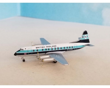 British Midland Viscount 800 G-AZNA 1:400 Scale Aeroclassics AC411041