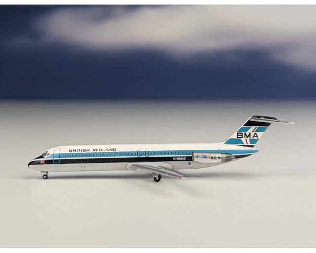 British Midland DC-9-32 G-BMAC 1:400 Scale Aeroclassics AC411138