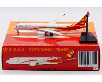 Hong Kong Airlines A350-900 B-LGD w/stand 1:400 Scale Aviation400 AV4156