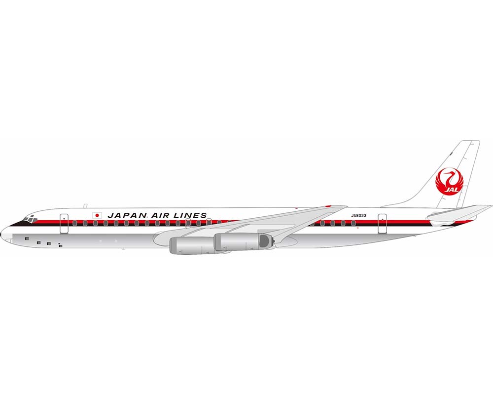 今年人気のブランド品や inflight200 JAL DC-8-62 JA8031 silver-star