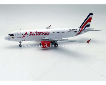 Avianca (Lacsa Retro Livery) A320 N821AV w/stand Limited Release El Aviador 1:200 Scale EAV821