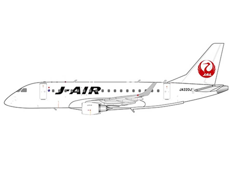 www.JetCollector.com: J-Air E170 JA220J 1:200 Scale JC Wings EW2170001