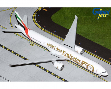 Emirates B777-300ER UAE 50th Anniversary Livery A6-EGE 1:200 GeminiJets G2UAE1055
