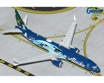 Alaska Airlines B737 MAX9 Orcas N932AK 1:400 Scale Geminijets GJASA2078