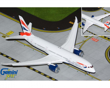 British Airways B787-8 flaps down G-ZBJG 1:400 Scale Geminijets GJBAW2107F