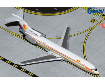 National Airlines B727-200 Sun King livery w/ polished belly N4732 1:400 Scale GeminiJets GJNAL1475