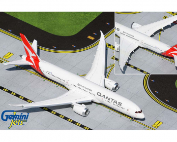 Qantas Boeing B787-9 flaps down VH-ZNK 1:400 GeminiJets GJQFA1995F