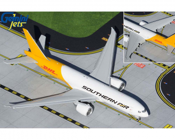 Southern Air Boeing B777LRF DHL Tail, Flaps N775SA 1:400 GeminiJets GJSOO2014F