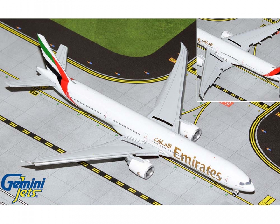 www.JetCollector.com: Emirates B777-300ER flaps down A6-END 1:400