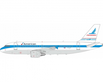 Inflight American Airlines (Piedmont) A319-112 N744P w/stand 1:200 Scale Inflight IF319AA744