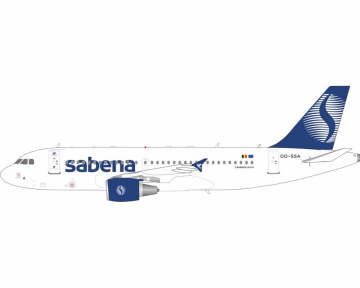 Sabena A319 w/stand OO-SSA 1:200 Scale Inflight IF319SK0823