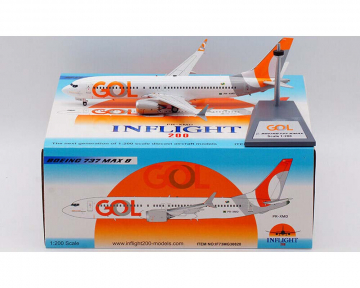 www.JetCollector.com: United B737 MAX8 w/stand N37257 1:200 Scale 