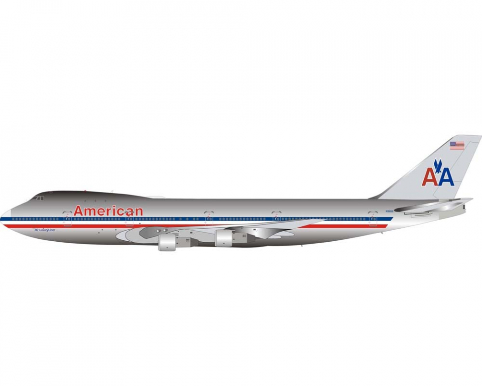 www.JetCollector.com: American Airlines B747-100 w/stand N9666 1