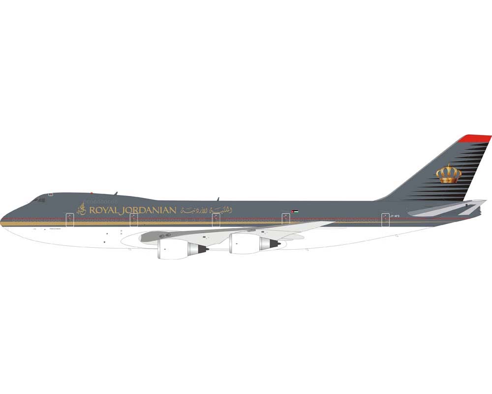 www.JetCollector.com: Royal Jordanian B747-200 w/stand JY-AFS 1