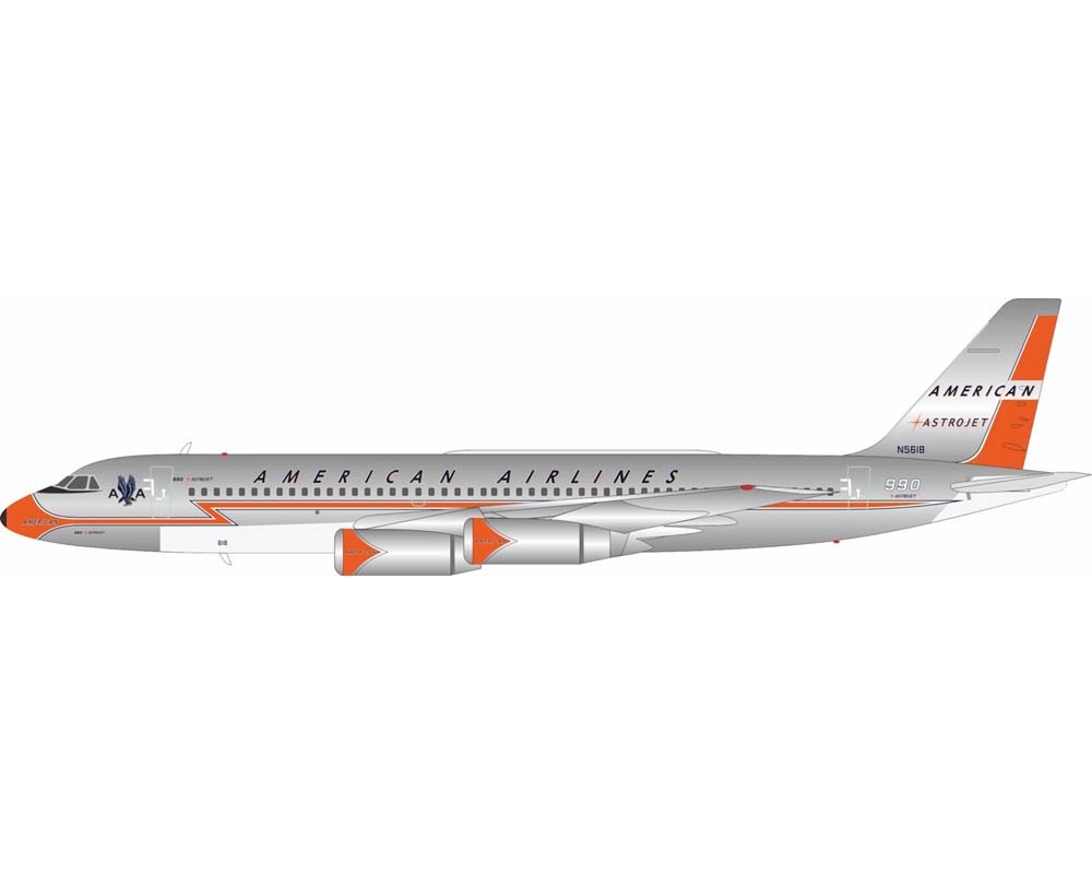 American Airlines CV990 w/stand N5618 1:200 Scale Inflight IF990AA0423P