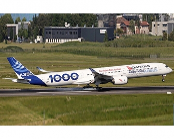 Airbus A350-1000 "Our Spirit Flies Further", Flaps down F-WMIL 1:200 Scale JC Wings JC2AIR0310A