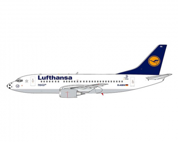 Lufthansa B737-500 "Football Nose" D-ABIN 1:400 Scale JC Wings JC4DLH887