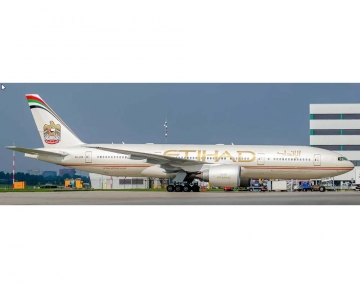 Etihad B777-200LR W/ Aviation Tag A6-LRB 1:400 Scale JC Wings JC4ETD0106