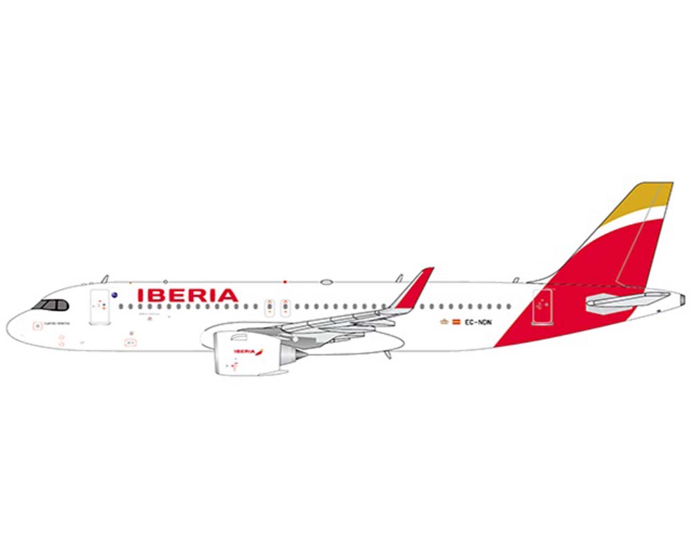 Iberia A320neo EC-NDN 1:400 Scale JC Wings JC4IBE242