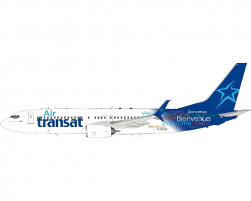 Air Transat B737-800 w/stand C-GTQC 1:200 Scale Jfox JF-737-8-038