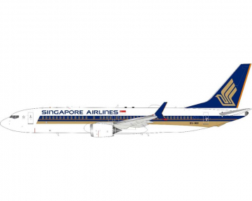 Singapore Airlines B737 MAX8 w/stand 9V-MBI 1:200 Scale JFox JF-737-8M-003