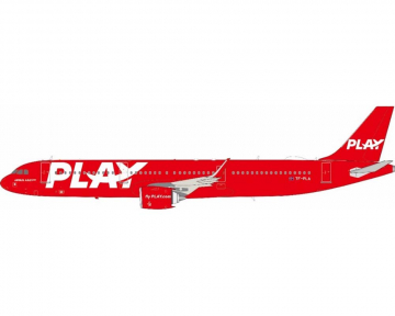 Play A321 "Saarbrucken", w/stand TF-PLA 1:200 Scale JFox JF-A321-034