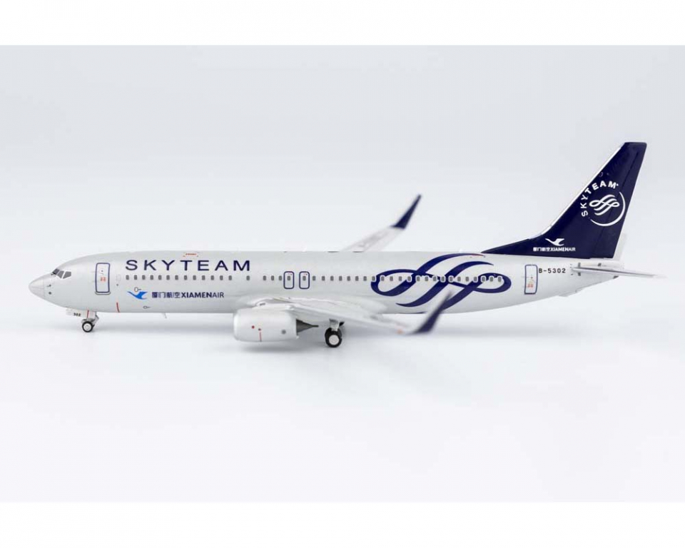 www.JetCollector.com: Xiamen Airlines SkyTeam B737-800 B-5302 1