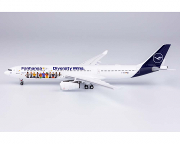 Lufthansa "Fanhansa w/ Diversity Wins" A330-300 D-AIKQ 1:400 Scale NG62049