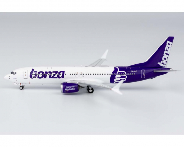 Bonza Airlines white winglets B737 MAX8 VH-UJT 1:400 Scale NG88010