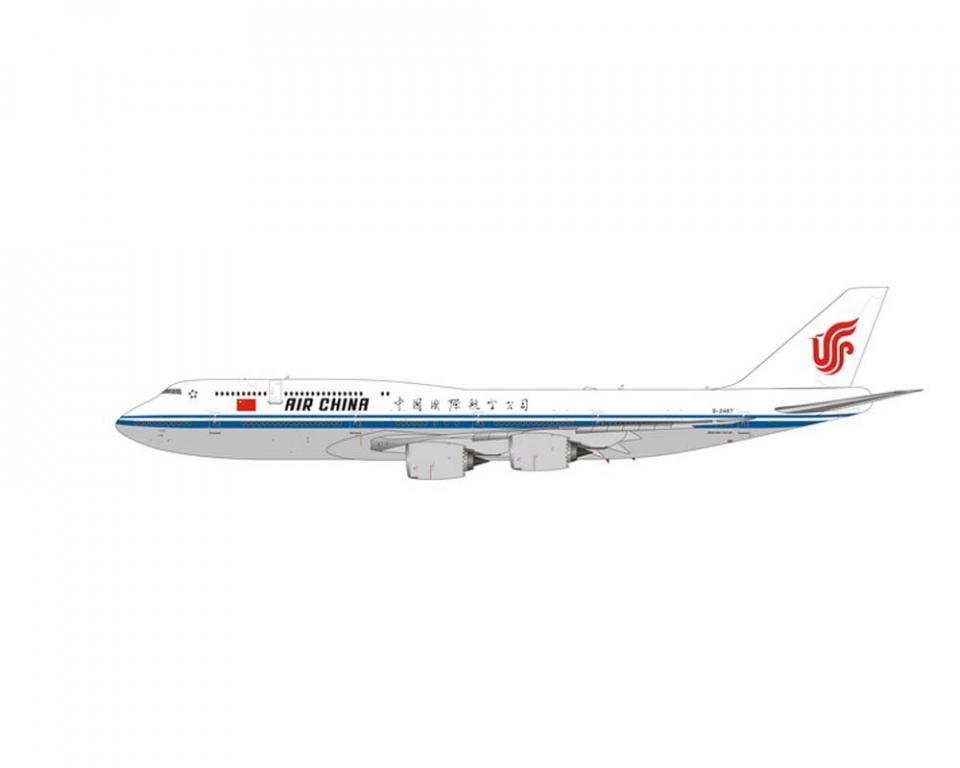 Air China B747-8I B-2487 1:400 Scale Phoenix PH4CCA2390