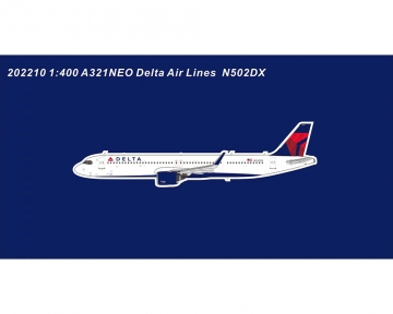 Delta A321 N502DX 1:400 Scale Panda Models PM202210