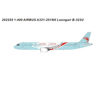 Loong Airlines A321 B-323U 1:400 Scale Panda Models PM202255