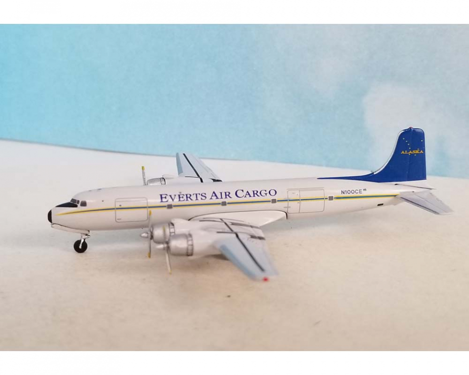 www.JetCollector.com: Everts Air Cargo DC-6 N100CE 1:400 Scale 
