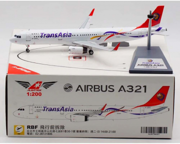 TransAsia Airways A321 B-22612 w/stand 1:200 Scale Aviation200 ALB2TNA321
