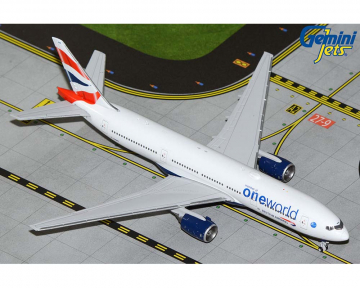 British Airways B777-200ER "One World" livery G-YMMR 1:400 Scale Geminijets GJBAW2194