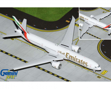 Emirates B777-300ER new livery, flaps down A6-ENV 1:400 Scale Geminijets GJUAE2219F